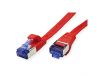 VALUE 21.99.2122 :: Cable FTP Cat.6A (Class EA), extra-flat, red, 2m