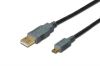 ASSMANN DB-300126-030-D :: Кабел USB A/M - microB/M, 3м