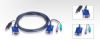 ATEN 2L-5503UP :: KVM кабел, HD15 F + 2x PS2 M >> HD15 M + USB type A M, 3.0 м