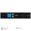 CyberPower PR2200ELCDRT2U :: Професионален RackMount UPS с LCD дисплей, 2200VA, 2U
