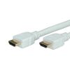 ROLINE 11.04.5587 :: ROLINE HDMI High Speed Cable with Ethernet, HDMI M - HDMI M, white 2 m