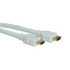 ROLINE 11.04.5588 :: ROLINE HDMI High Speed Cable with Ethernet, HDMI M - HDMI M, white 5 m
