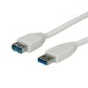 VALUE 11.99.8977 :: USB 3.0 Cable, Type A-A, M/F, 0.8 m