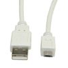 VALUE 11.99.8752 :: Кабел USB А/М - microB/M 1.8 м, бял цвят