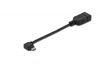 ASSMANN AK-300313-002-S :: USB кабел, OTG, micro B/M - A/F, right angled
